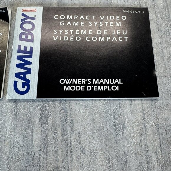 Game Boy Owners Manual DMG-GB-CAN-4 English French Information Precautions - Picture 3 of 5